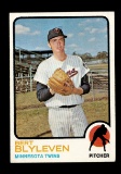 1973 Topps Baseball Card #199 Hall of Famer Bert Blyleven Minnesota Twins