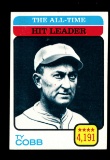 1973 Topps Baseball Card #471 All Time Hit Leader Ty Cobb
