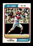 1974 Topps Baseball Card #15 Hall of Famer Joe Torre St Louis Cardinals