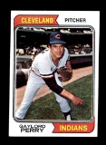 1974 Topps Baseball Card #35 Hall of Famer Gaylord Perry Cleveland Indians