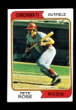 1974 Topps Baseball Card #300 Pete Rose Cincinnati Reds