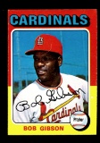 1975 Topps Baseball Card #150 Hall ofv Famer Bob Gibson St Louis Cardinals