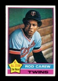 1976 Topps Baseball Card #400 Hall of Famer Rod Carew Minnesota Twins
