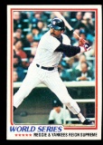 1978 Topps Baseball Card #413 1977 World Series 