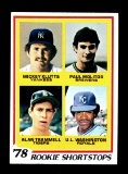 1978 Topps Baseball Card #707 Rookie Shortstops: Paul Molitor-Alan Trammell