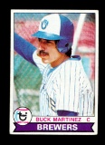 1979 Topps AUTOGRAPED Baseball Card #243 Buck Martinez Milwaukee Brewers