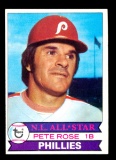 1979 Burger King  Baseball Card #13 National League All Star Pete Rose Cinc