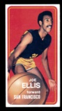 1970 Topps Basketball Card #28 Joe Ellis San Francisco/Golden State Warrior