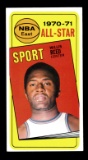 1970 Topps Basketball Card #110 All-Star Hall of Famer Willis Reed New York