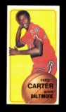 1970 Topps Basketball Card #129 Fred Carter Baltimore Bullets