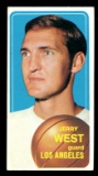 1970 Topps Basketball Card #160 Hall of Famer Jerry West Los Angeles Lakers