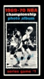 1970 Topps Basketball Card #168 Championship Series Game#1 (Willis Reed)