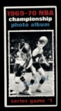 1970 Topps Basketball Card #168 Championship Series Game#1 (Willis Reed)