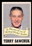 1970 O-Pee-Gee Hocky Card #231 Hall of Famer Terry Sawchuk Memorial Card
