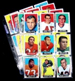 (34) 1964 Topps Football Cards. Common Players EX to EX-MT+ Conditions.