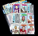 (47) 1966 Philadelphia Football Cards. Common Players EX to EX-MT+ (Some NM