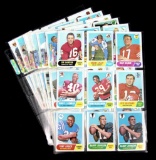 (57) 1968 Topps Football Cards. Common Players (Few Stars) EX to EX-MT+ Con