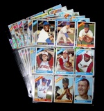 (63) 1966 Topps Baseball Cards. Common Players EX To EX-MT+ (Few NM) Condit