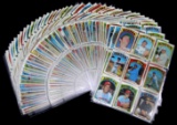 (409) 1972 Topps Baseball Cards. Common Players Mostly EX to EX-MT (Many Ap