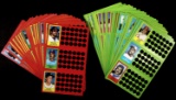 (50) 1981 Topps Scratch Off 3-Card Panels. Several Star Cards Including: Pe