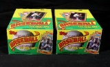 (2) 1987 Topps 36 Count Wax Pack Boxes Mint From Case (72 Wax Packs)