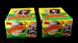 (2) 1987 Topps 36 Count Wax Pack Boxes Mint From Case (72 Wax Packs)