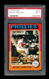 1975 Topps Baseball Card #185 Hall of Famer Steve Carlton Philadelphia Phil