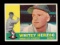 1960 Topps Baseball Card #92 Hall of Famer Whitey Herzog Kansas Cty Athleti