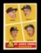 1960 Topps Baseball Card #468 St Louis Cards Coaches Keane-Katt-Pollet-Walk