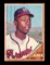 1962 Topps Baseball Card #320 Hall of Famer Hank Aaron Milwaukee Braves