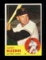 1963 Topps Baseball Card #30 Harvey Kuenn San Francisco Giants