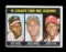 1967 Topps Baseball Card #242 National League RBI Leaders: Hank Aaron-Bob C