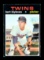 1971 Topps ROOKIE Baseball Card #26 Rookie Hall of Famer Bert Blyleven Minn