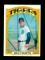 1972 Topps Baseball Card #33 Manger Billy Martin Detroit Tigers