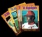 (4) 1975 Topps Baseball Cards '74 Highlights