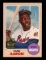 1999 Topps Reprint Baseball Card #110 of 1968 Topps Hall of Famer Hank Aaro