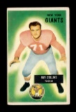 1955 Bowman Football Card #41 Ray Collins New York Giants