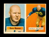 1957 Topps Football Card #21 Dave Hanner Green Bay Packers