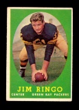 1958 Topps Football Card #103 Hall of Famer Jim Ringo Green Bay Packers