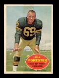 1960 Topps Football Card #58 Bill Forester Green Bay Packers