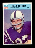 1966 Philadelphia Football Card #15 Hall of Famer Ray Berry Baltimore Colts