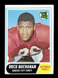 1968 Topps Football Card #197 Hall of Famer Buck Buchanan Kansas City Chief