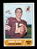 1968 Topps Football Card #215 Frank Ryan Cleveland Browns