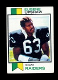 1973 Topps Football Card #50 Hall of Famer Eugene Upshaw Oakland Raiders