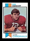 1973 Topps ROOKIE Football Card #322 Rookie Hall of Famer Dan Dierdorf St L