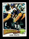 1975 Topps ROOKIE Football Card #367 Rookie Hall of Famer Dan Fouts San Die