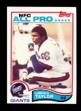 1982 Topps ROOKIE Football Card #434 Rookie Hall of Famer Lawrence Taylor N