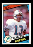 1984 Topps ROOKIE Football Card #123 Rookie Hall of Famer Dan Marino Miami