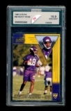 1998 Aurora Pacific Trading ROOKIE Football Card #94 Rookie Randy Moss Minn