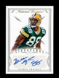 2015 Panini AUTOGRAPHED NUMBERED Football Card  Bubba Franks Green Bay Packers